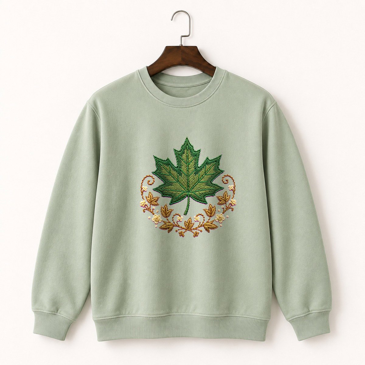 Maple Leaf Crewneck Sweatshirt 2