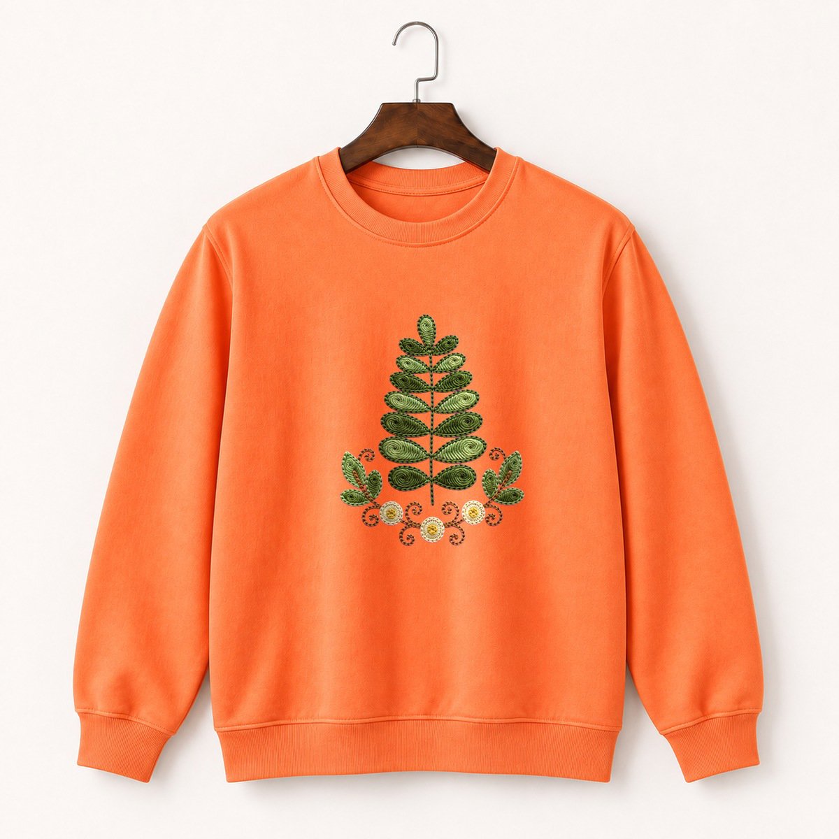 Fern Frond Crewneck Sweatshirt 3