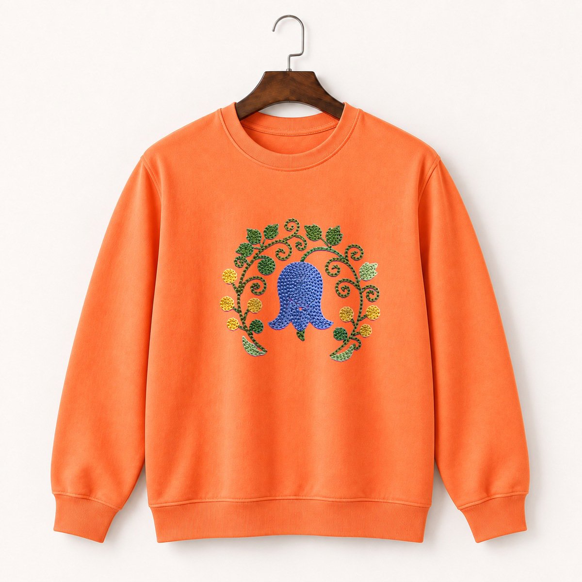 Bluebell Flower Crewneck Sweatshirt 3