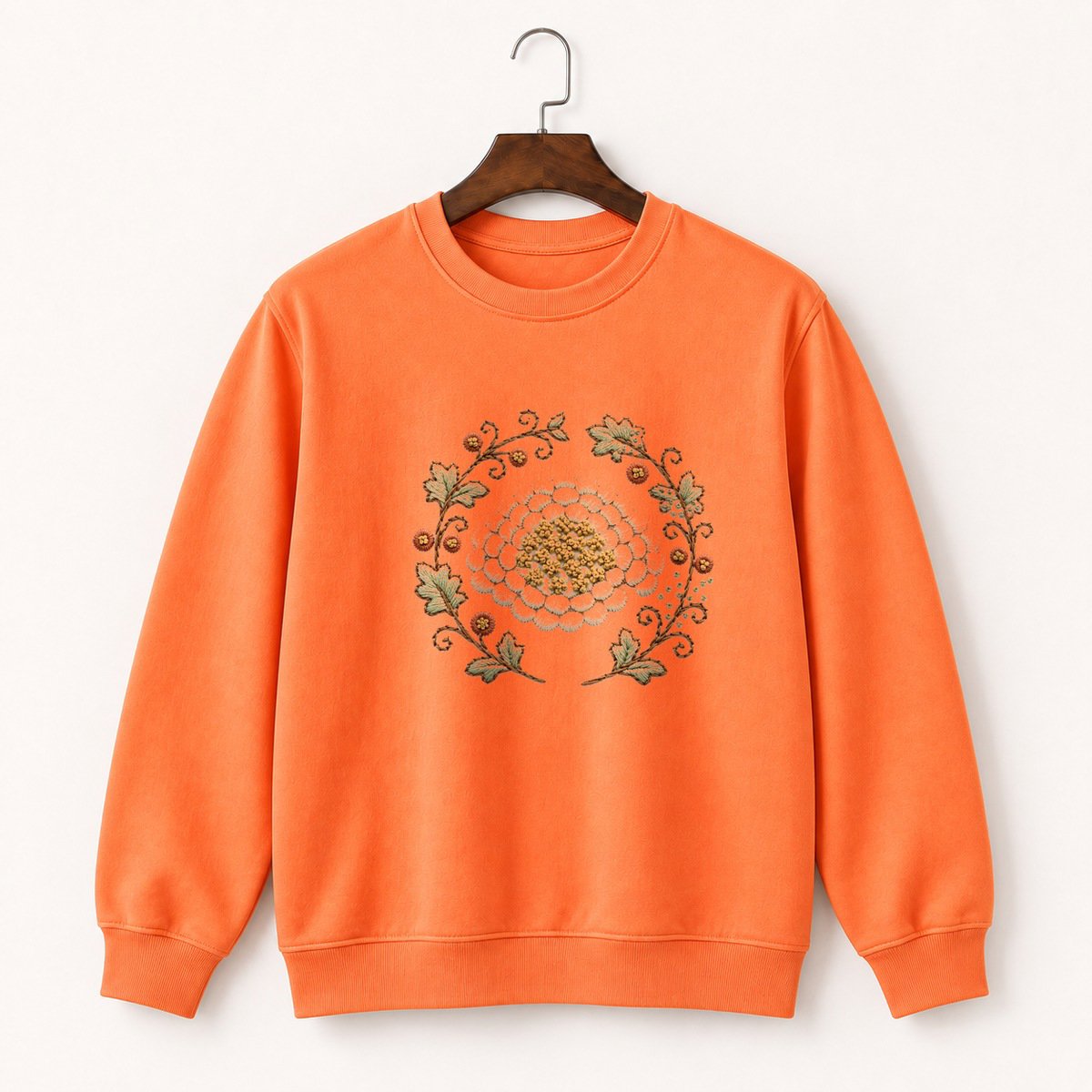 Yarrow Flower Crewneck Sweatshirt 3