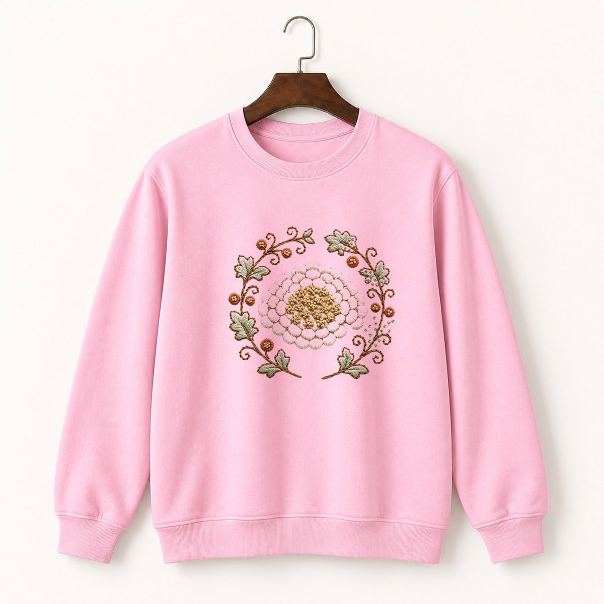 Yarrow Flower Crewneck Sweatshirt 4
