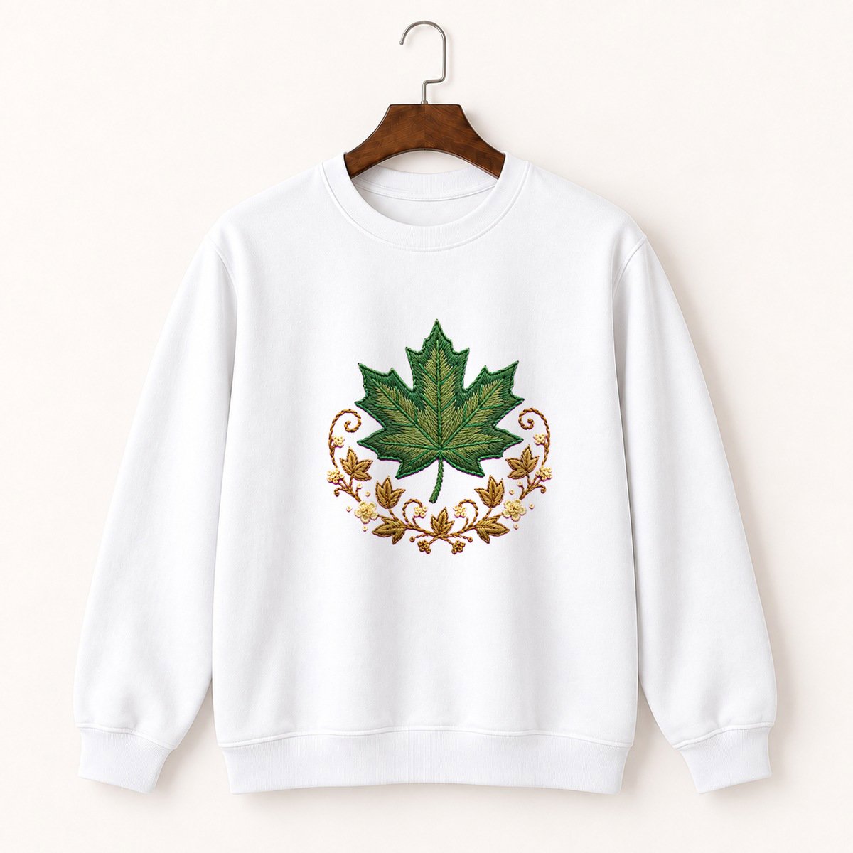 Maple Leaf Crewneck Sweatshirt 5