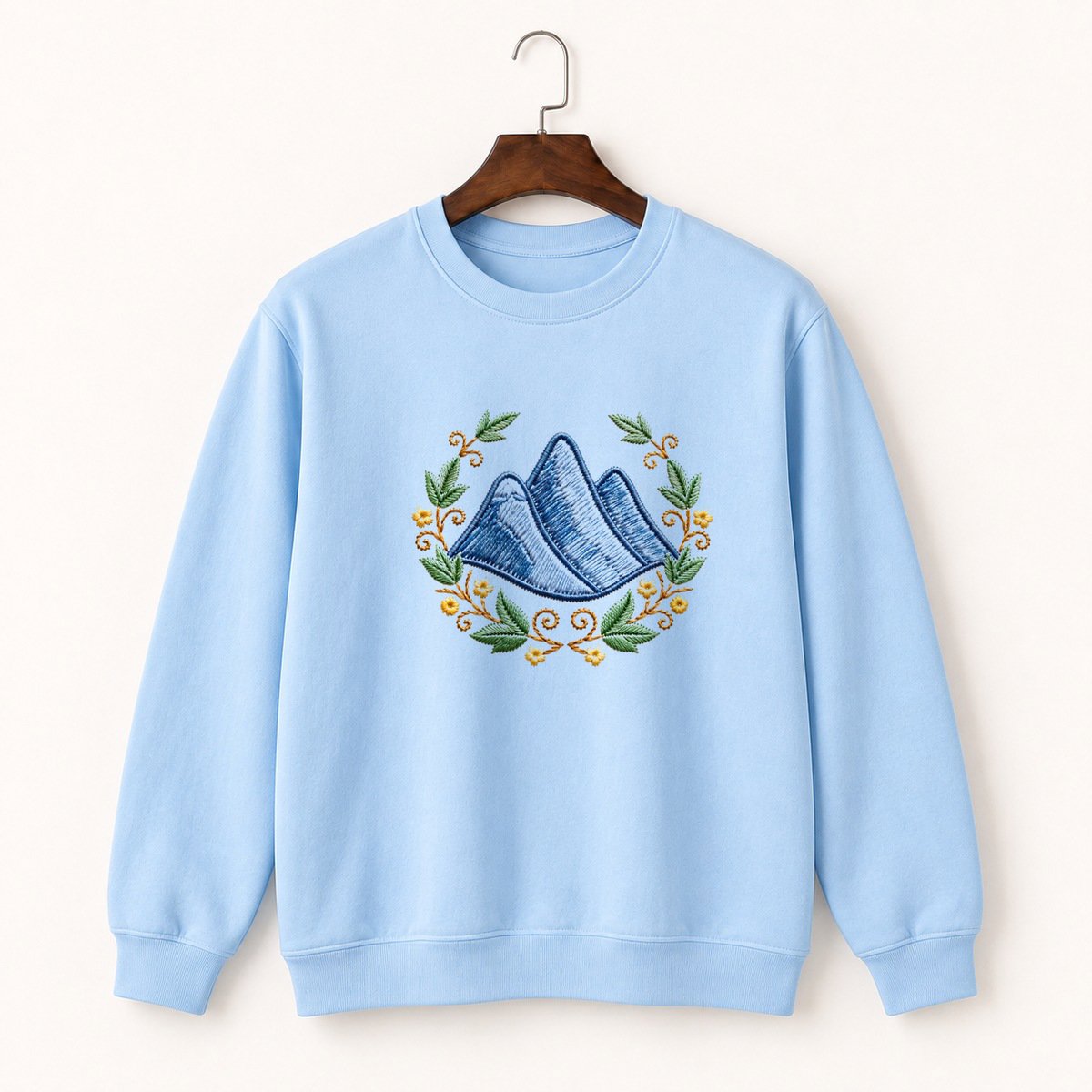 Alps Mountain Range Crewneck Sweatshirt 1