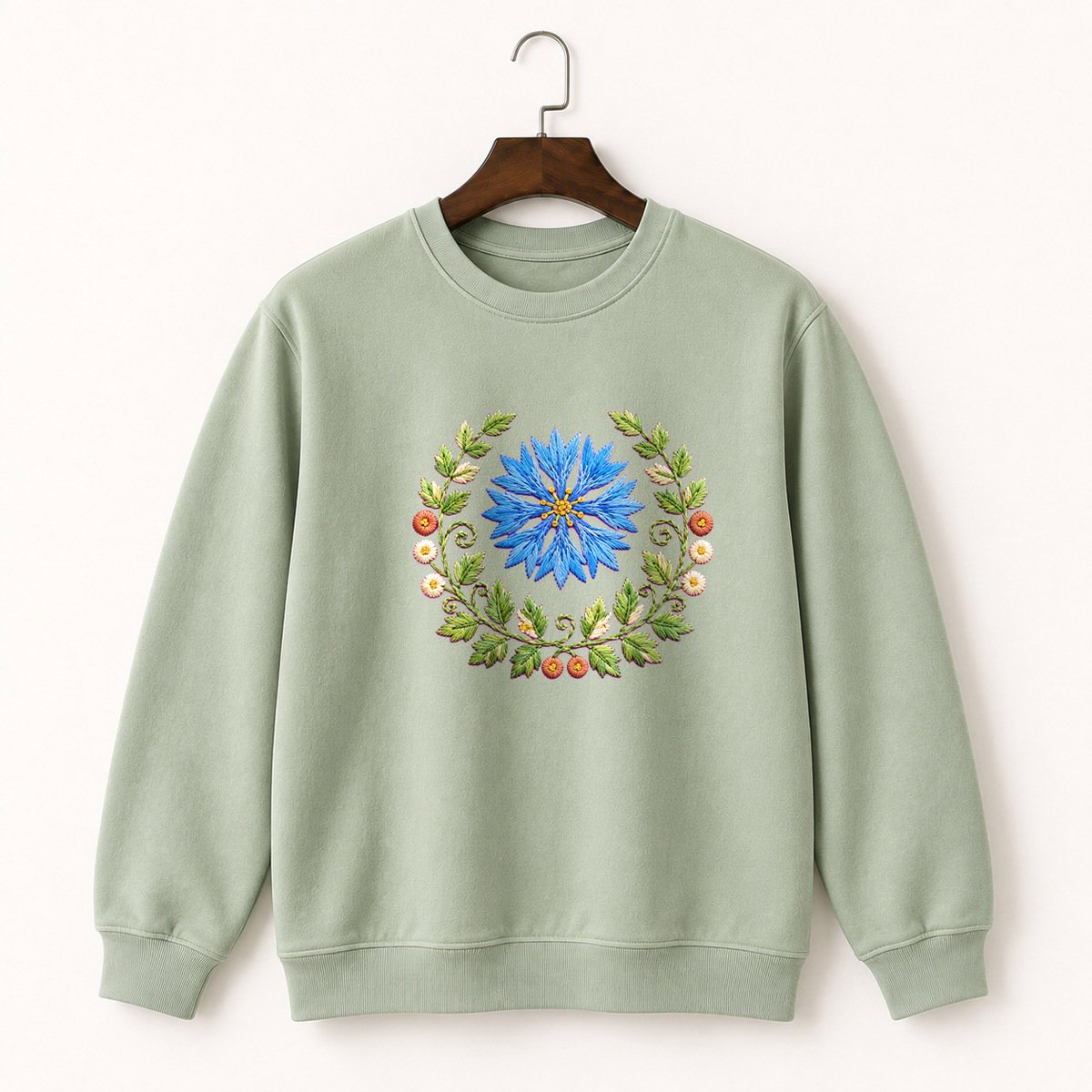 Cornflower Crewneck Sweatshirt 2