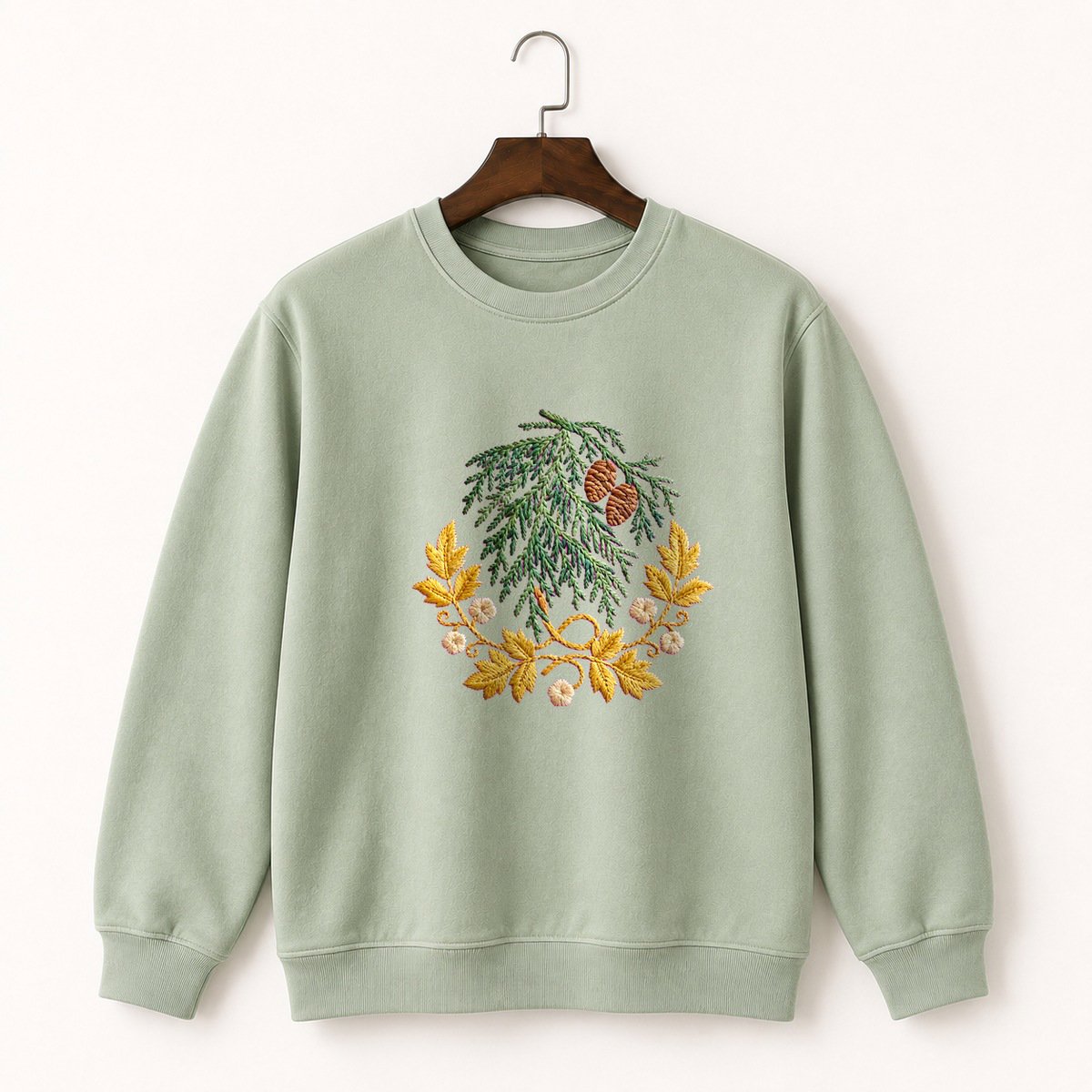 Cedar Branch Crewneck Sweatshirt 2