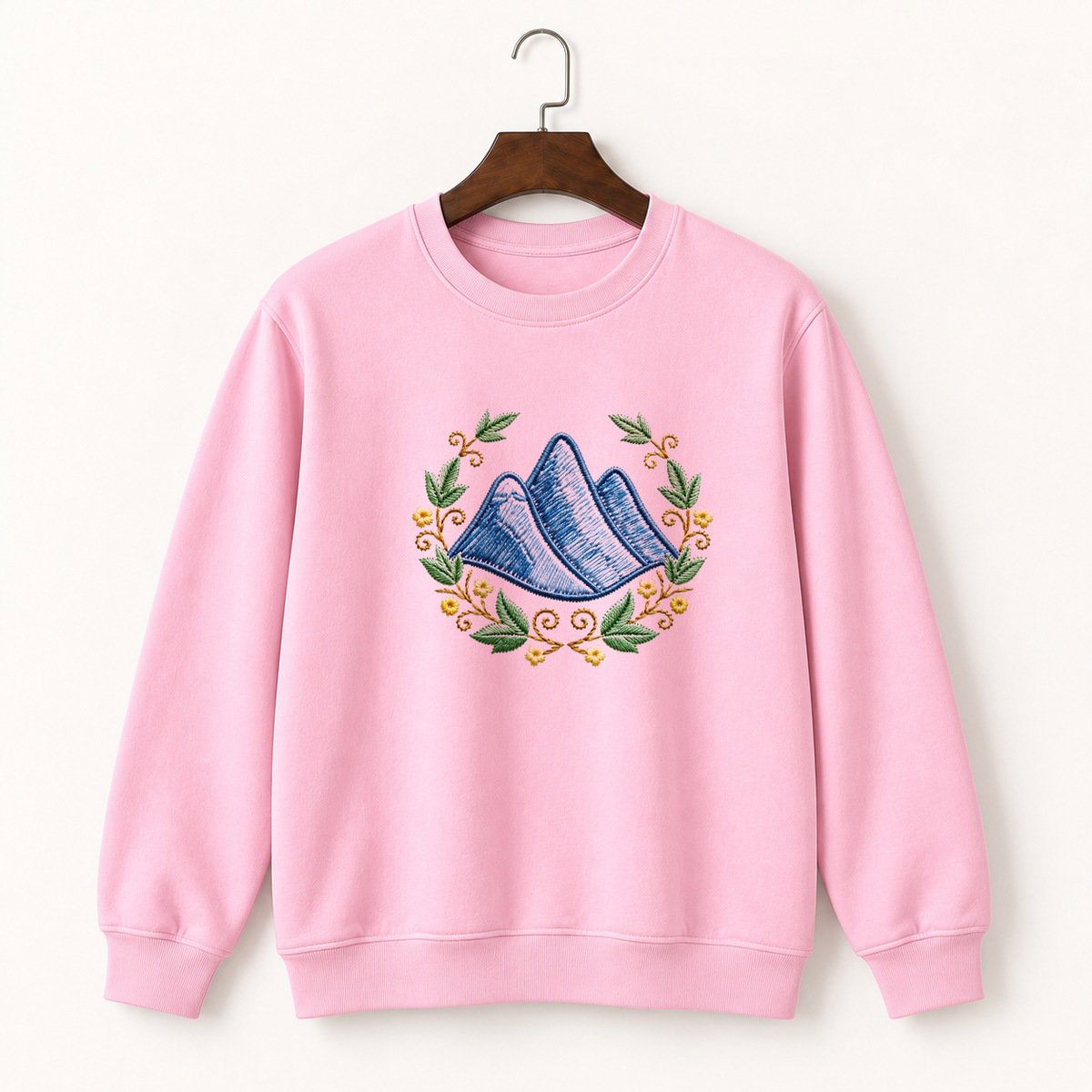 Alps Mountain Range Crewneck Sweatshirt 4