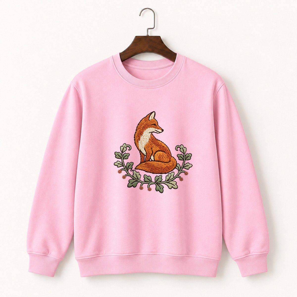 Woodland Fox Crewneck Sweatshirt 4