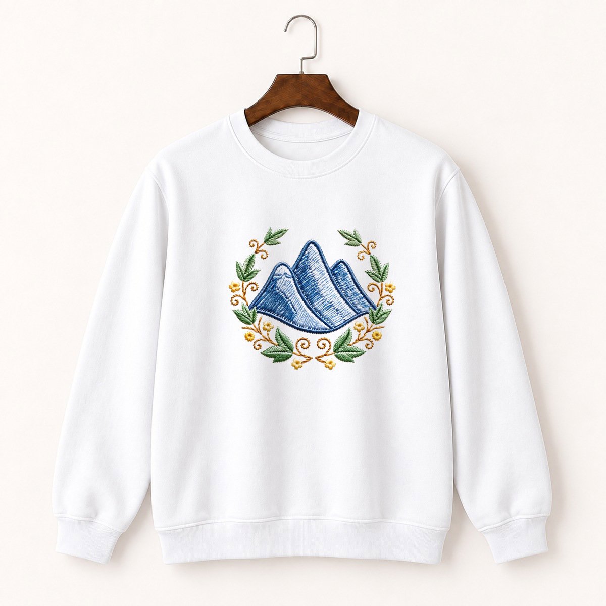 Alps Mountain Range Crewneck Sweatshirt 5