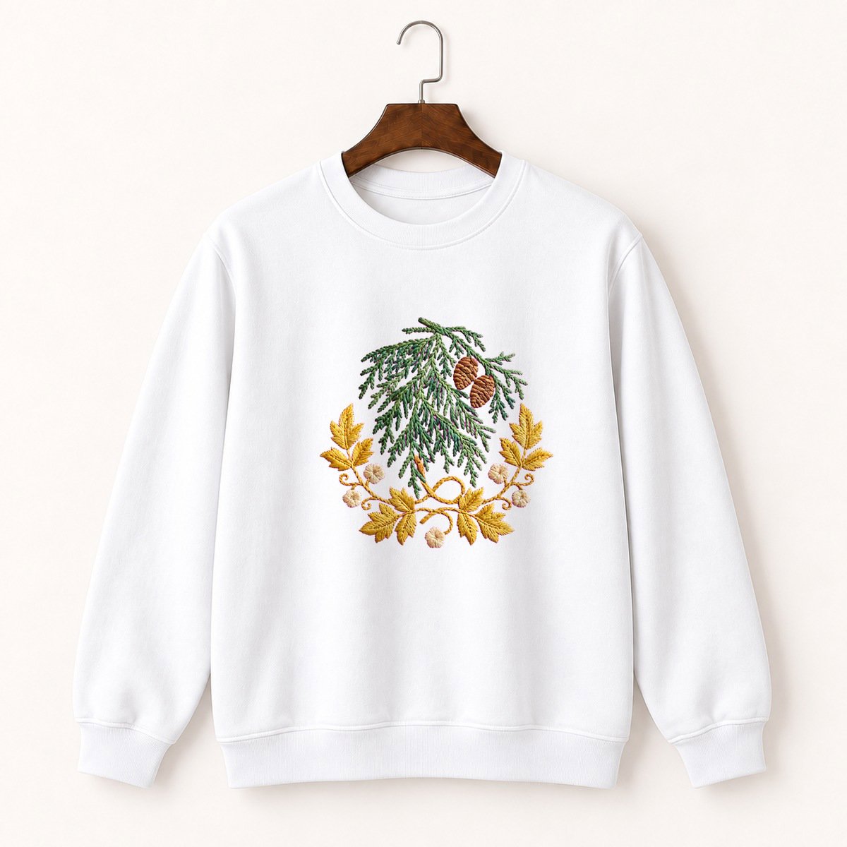 Cedar Branch Crewneck Sweatshirt 5
