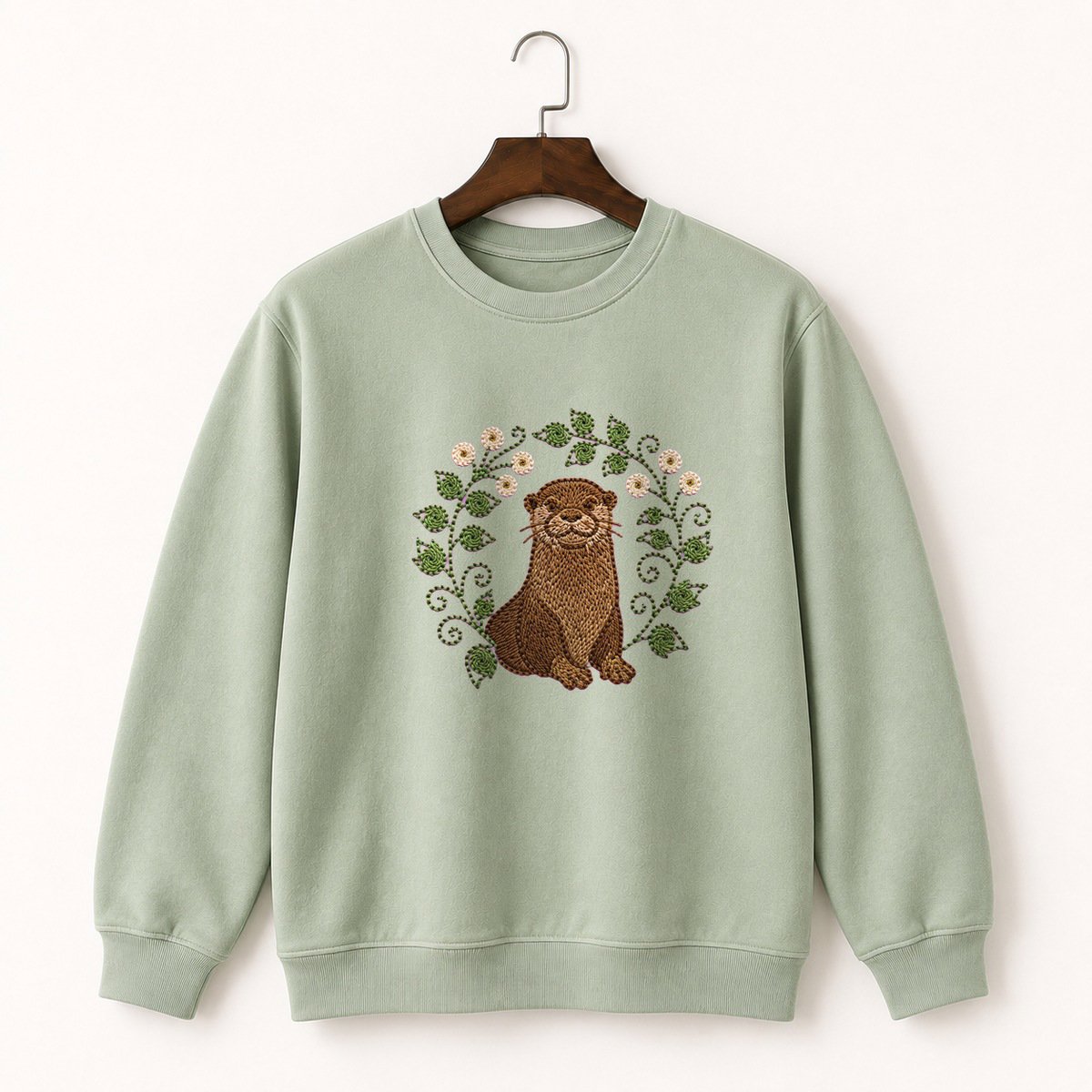 River Otter Crewneck Sweatshirt 2