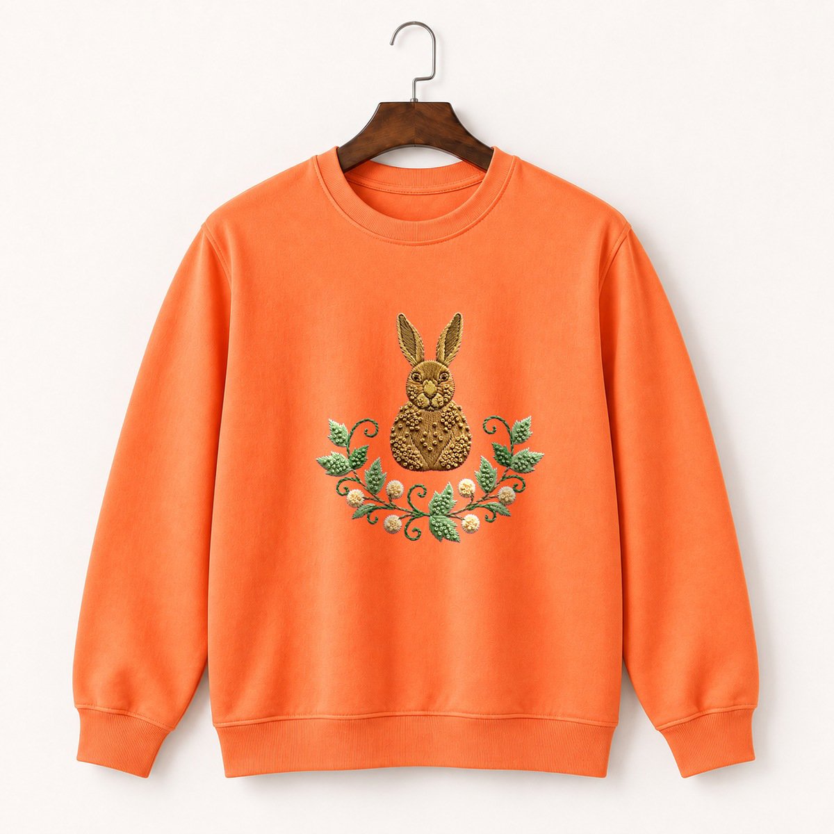 Woodland Hare Crewneck Sweatshirt 3