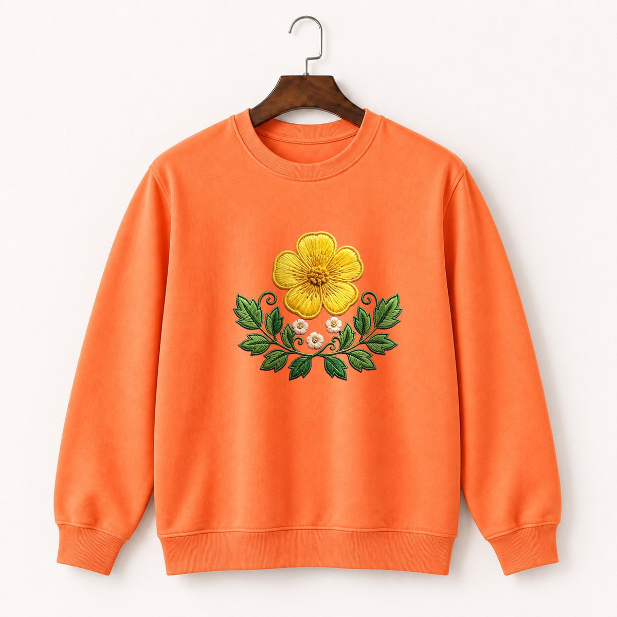 Buttercup Flower Crewneck Sweatshirt 3