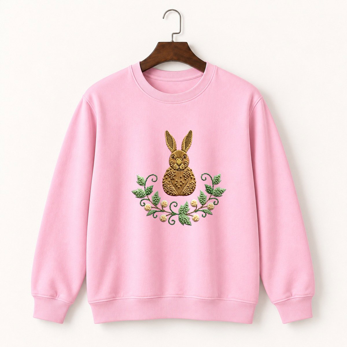 Woodland Hare Crewneck Sweatshirt 4
