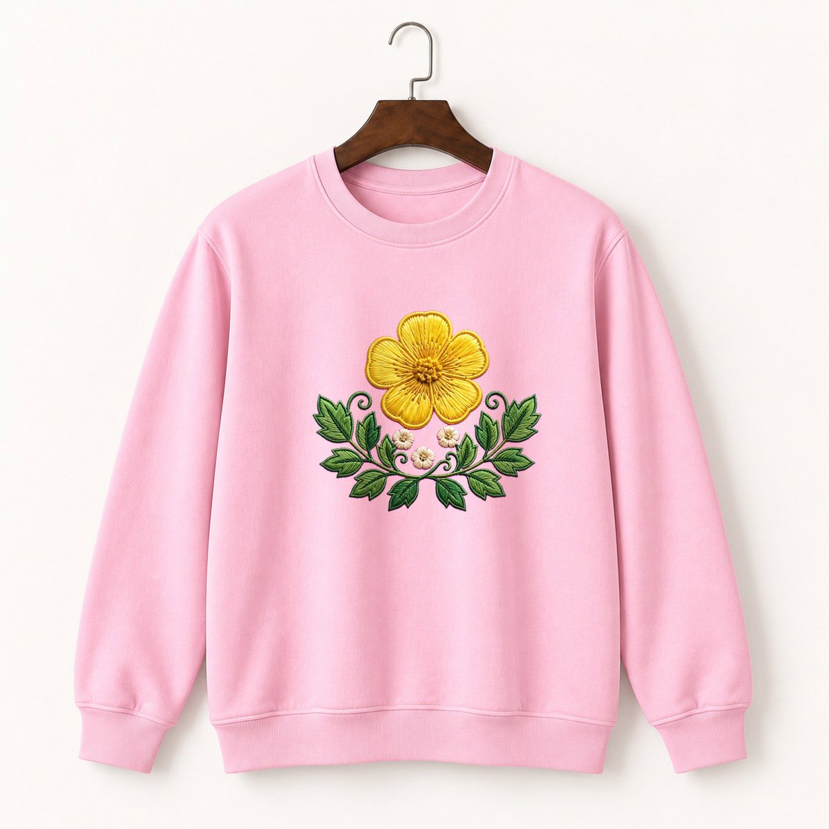 Buttercup Flower Crewneck Sweatshirt 4