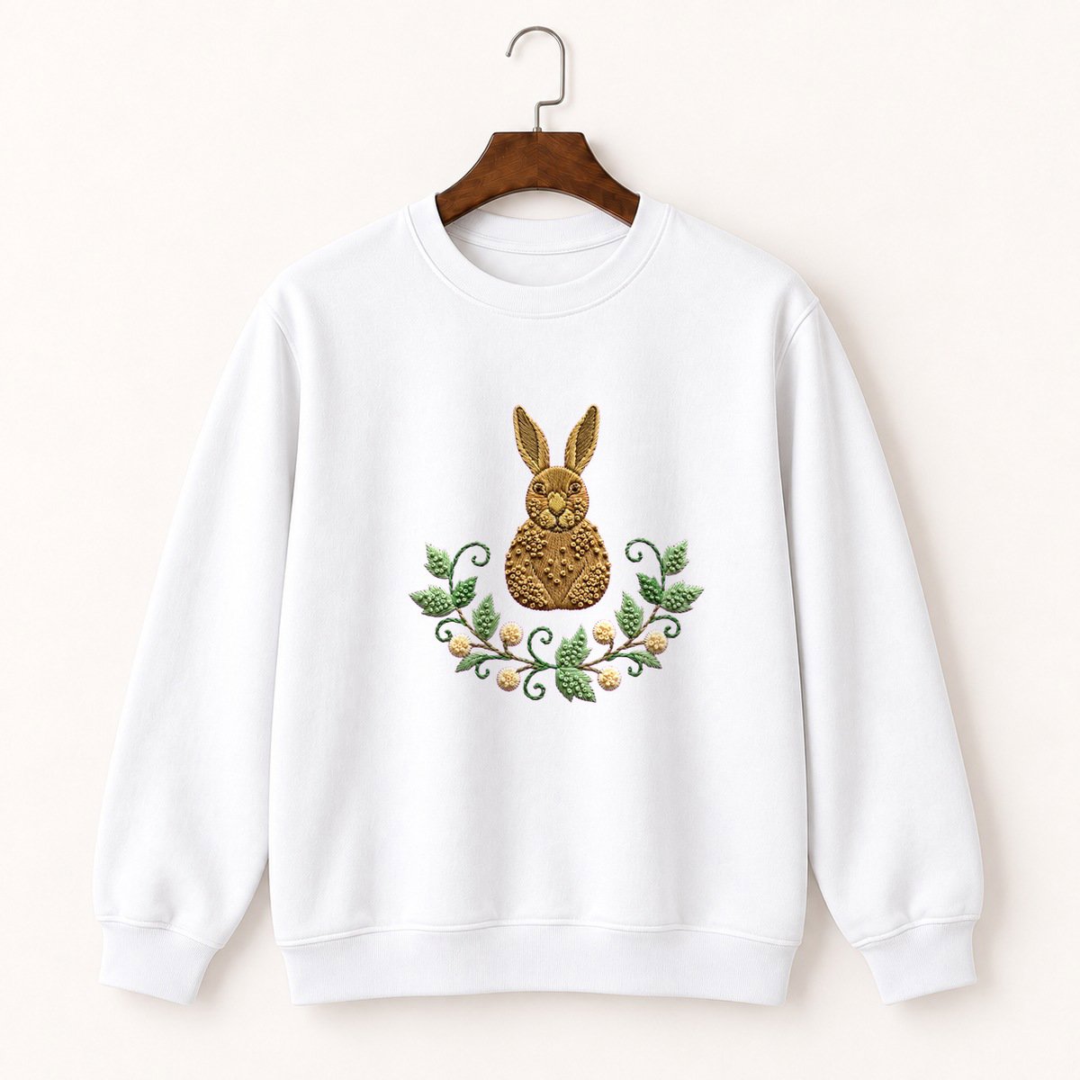 Woodland Hare Crewneck Sweatshirt 5
