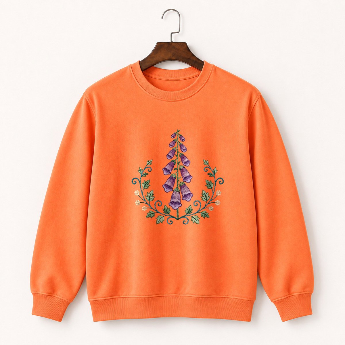 Foxglove Flower Crewneck Sweatshirt 3