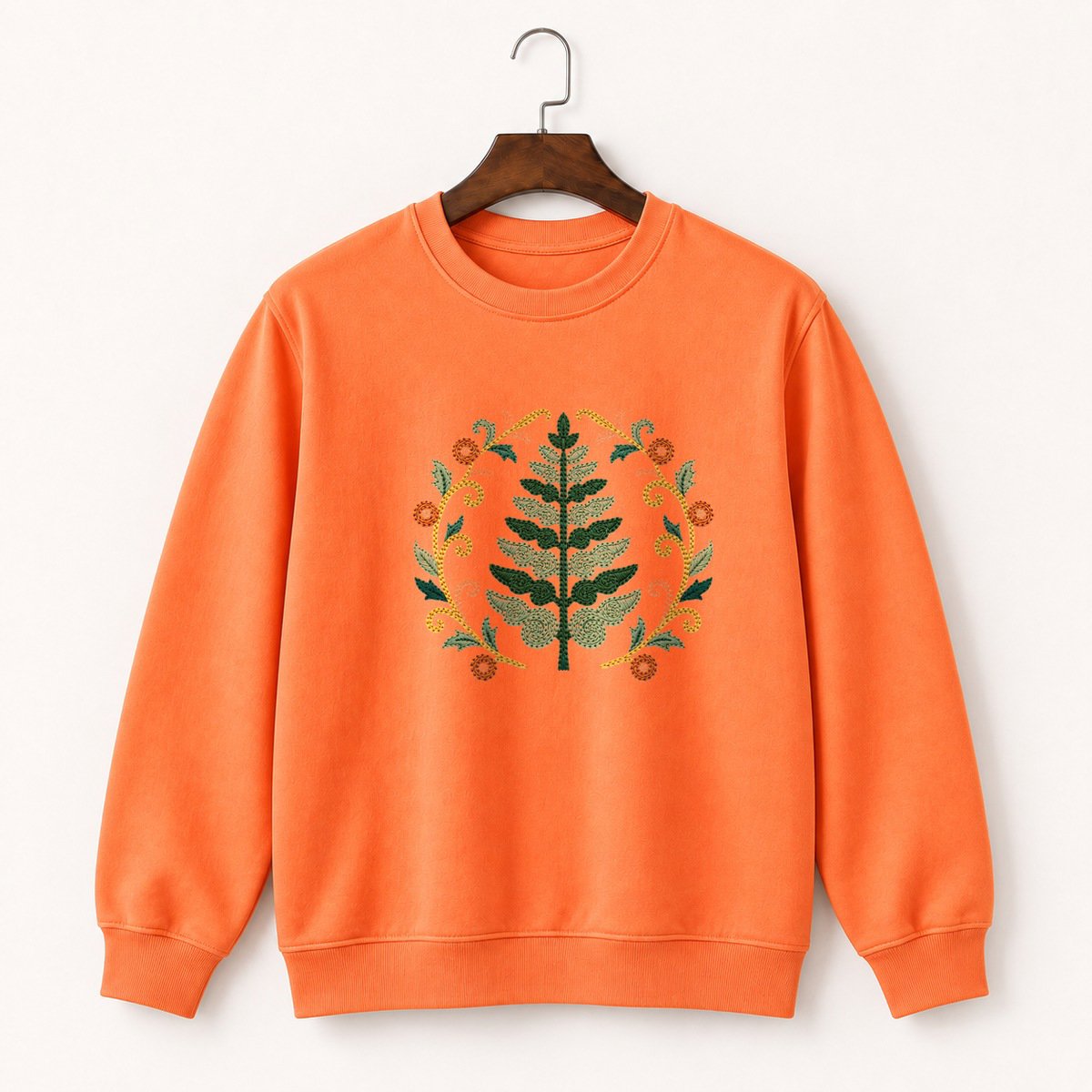 Fern Frond Crewneck Sweatshirt 3