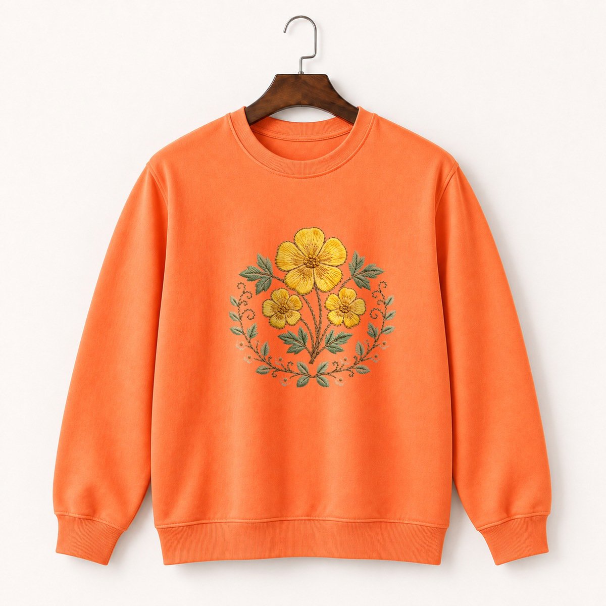 Buttercup Wildflower Crewneck Sweatshirt 3