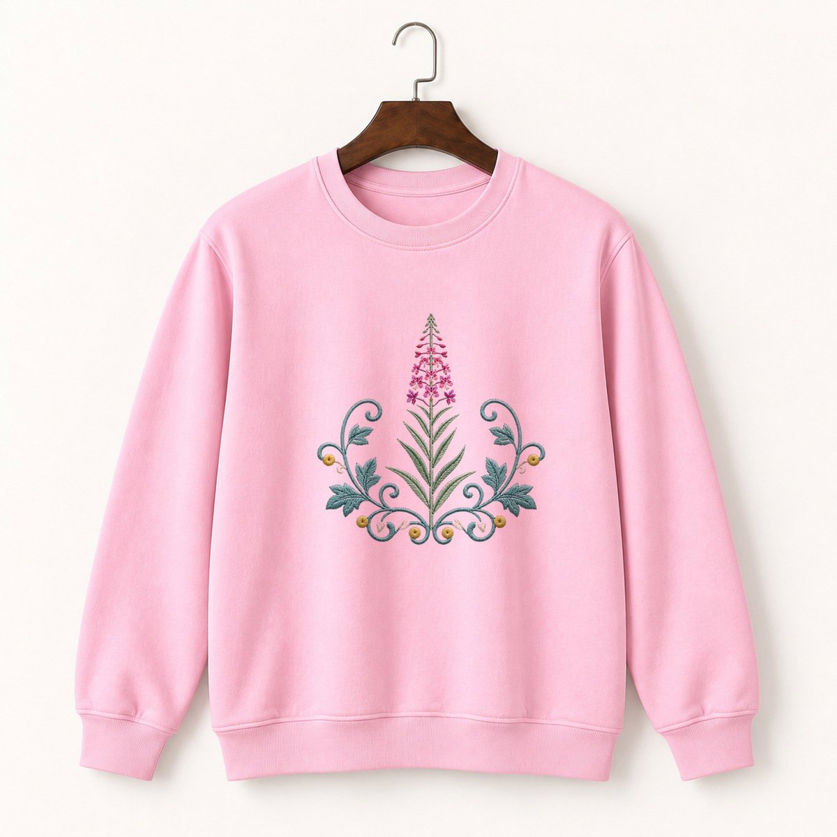 Fireweed Wildflower Crewneck Sweatshirt 4