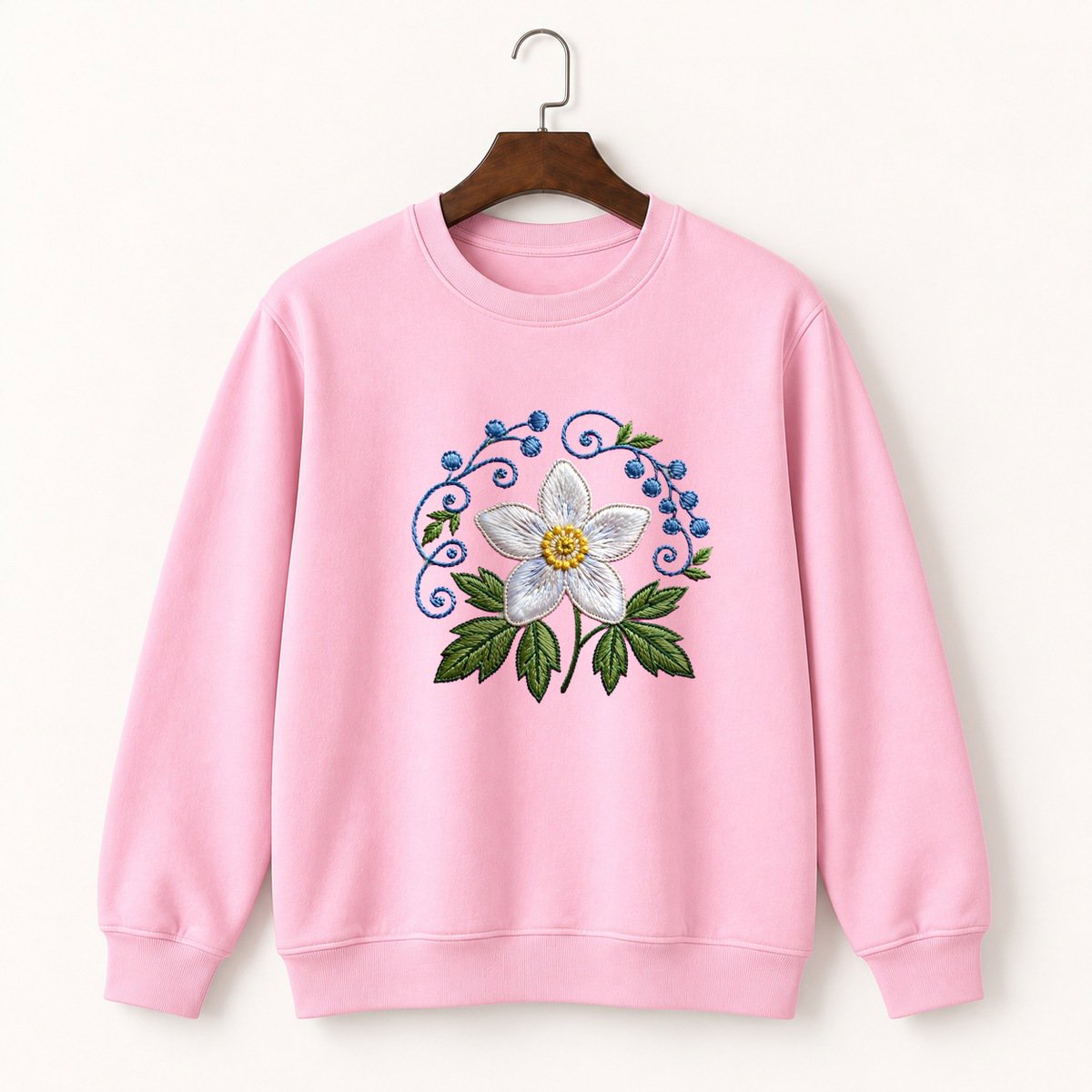 Wood Anemone Crewneck Sweatshirt 4
