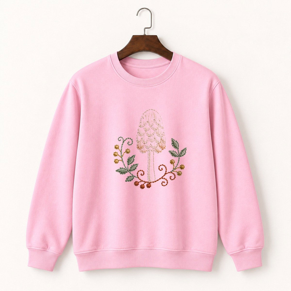 Shaggy Mane Mushroom Crewneck Sweatshirt 4