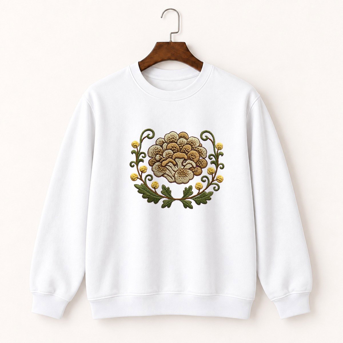 Maitake Mushroom Crewneck Sweatshirt 5
