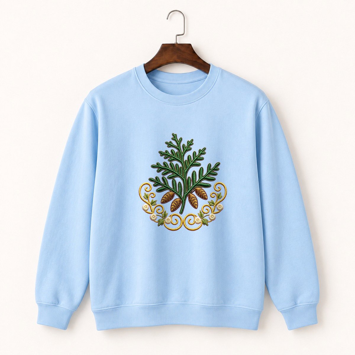 Cedar Branch Crewneck Sweatshirt 1