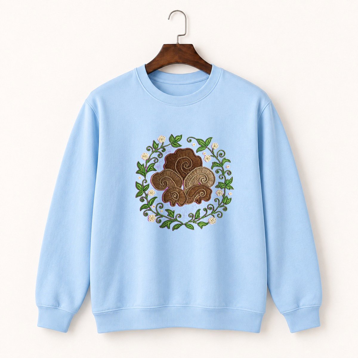 Wood Ear Mushroom Crewneck Sweatshirt 1