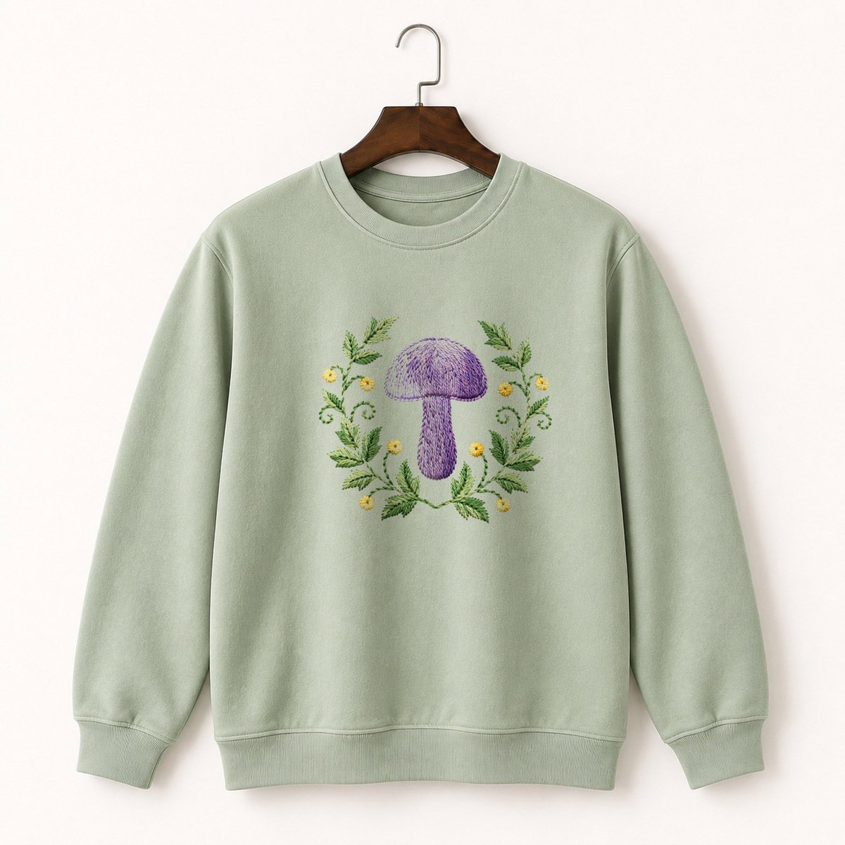 Blewit Mushroom Crewneck Sweatshirt 2