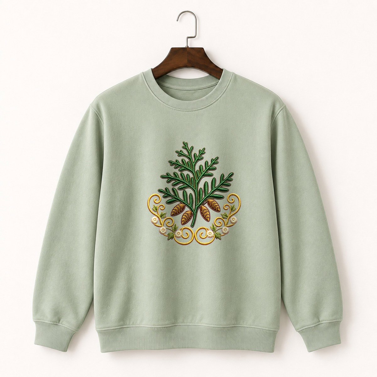 Cedar Branch Crewneck Sweatshirt 2