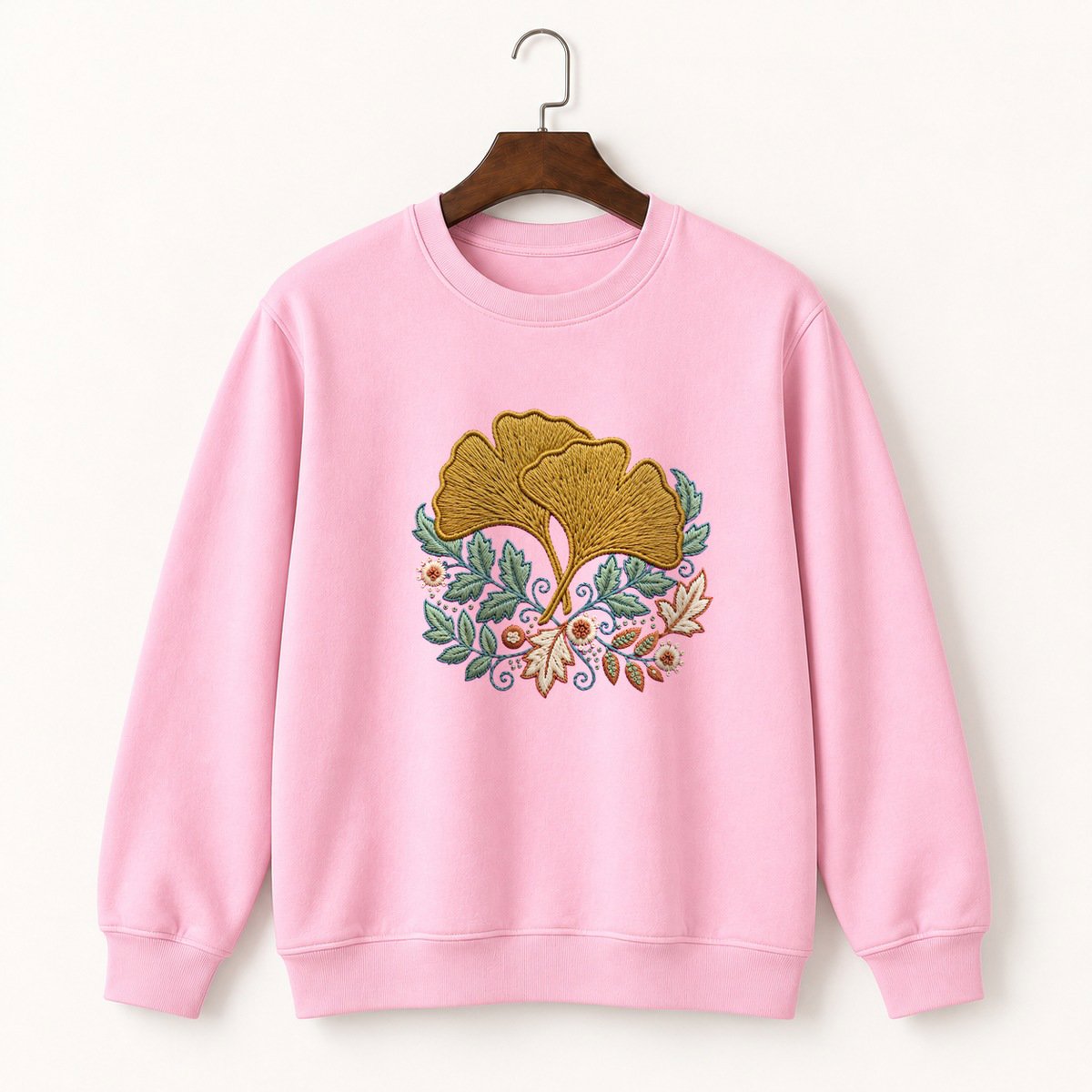 Ginkgo Leaf Crewneck Sweatshirt 4