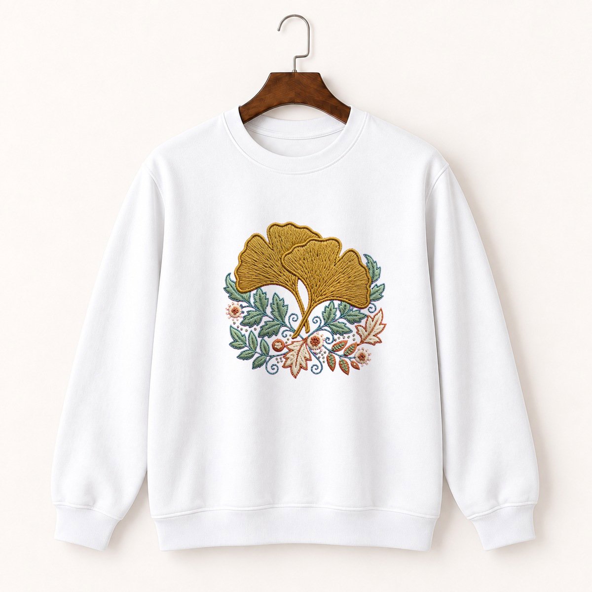 Ginkgo Leaf Crewneck Sweatshirt 5