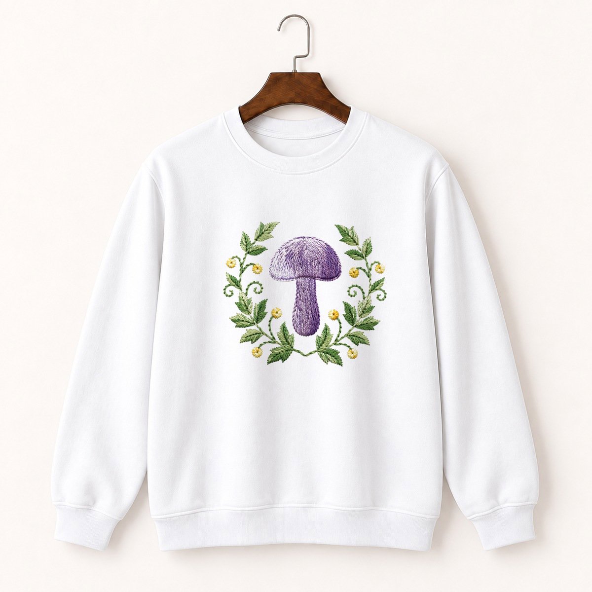 Blewit Mushroom Crewneck Sweatshirt 5