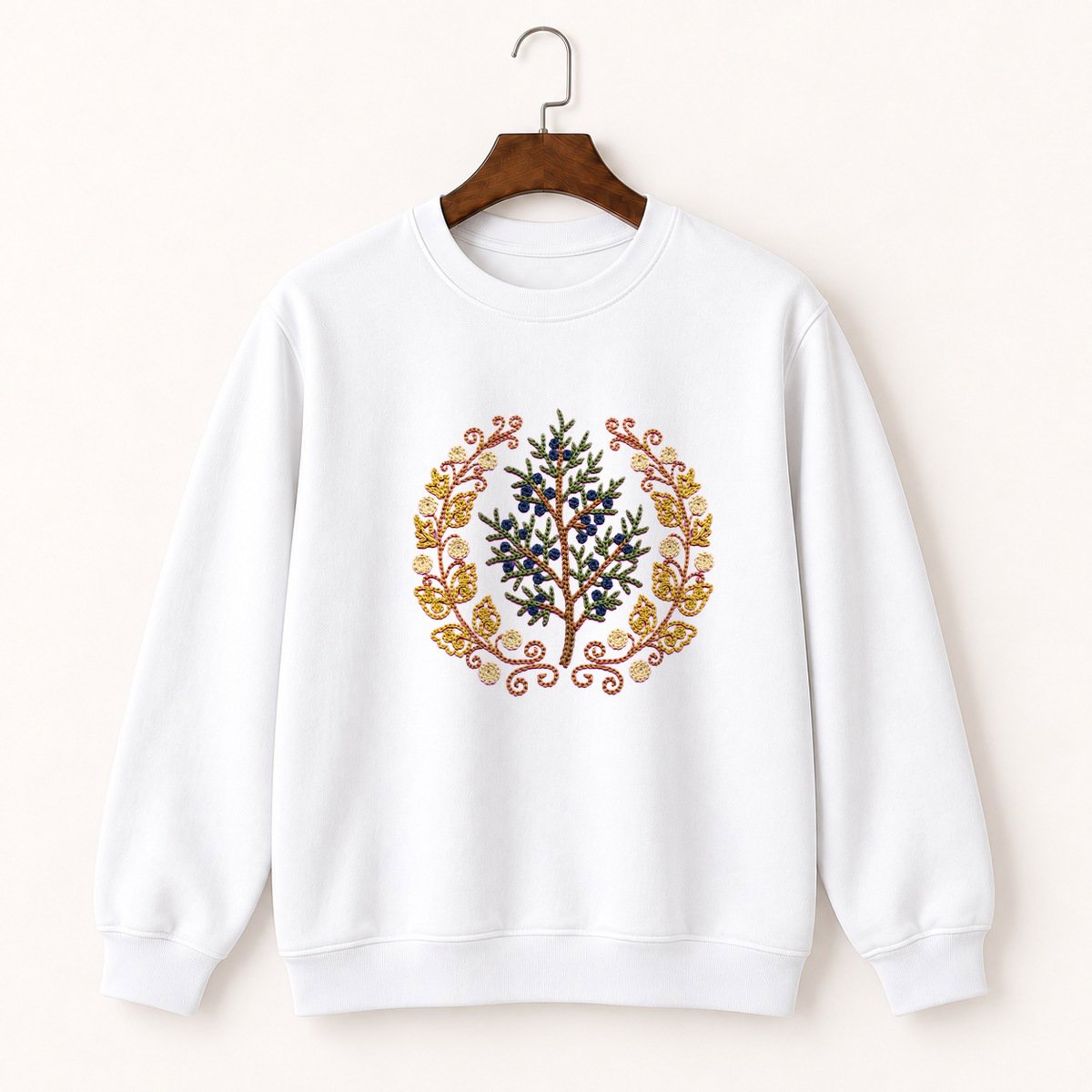 Juniper Berry Branch Crewneck Sweatshirt 5