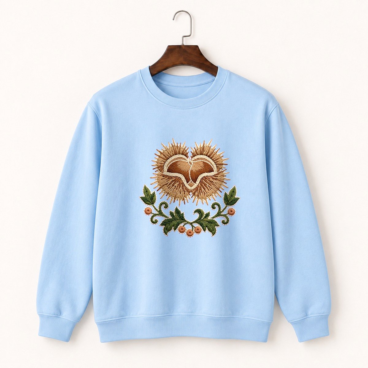 Chestnut Burr Crewneck Sweatshirt 1