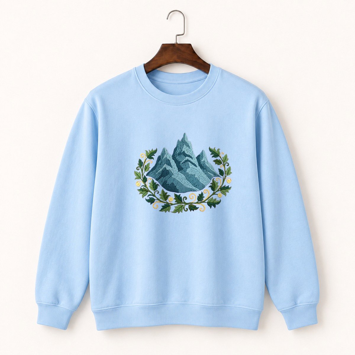 Grand Teton Mountain Crewneck Sweatshirt 1