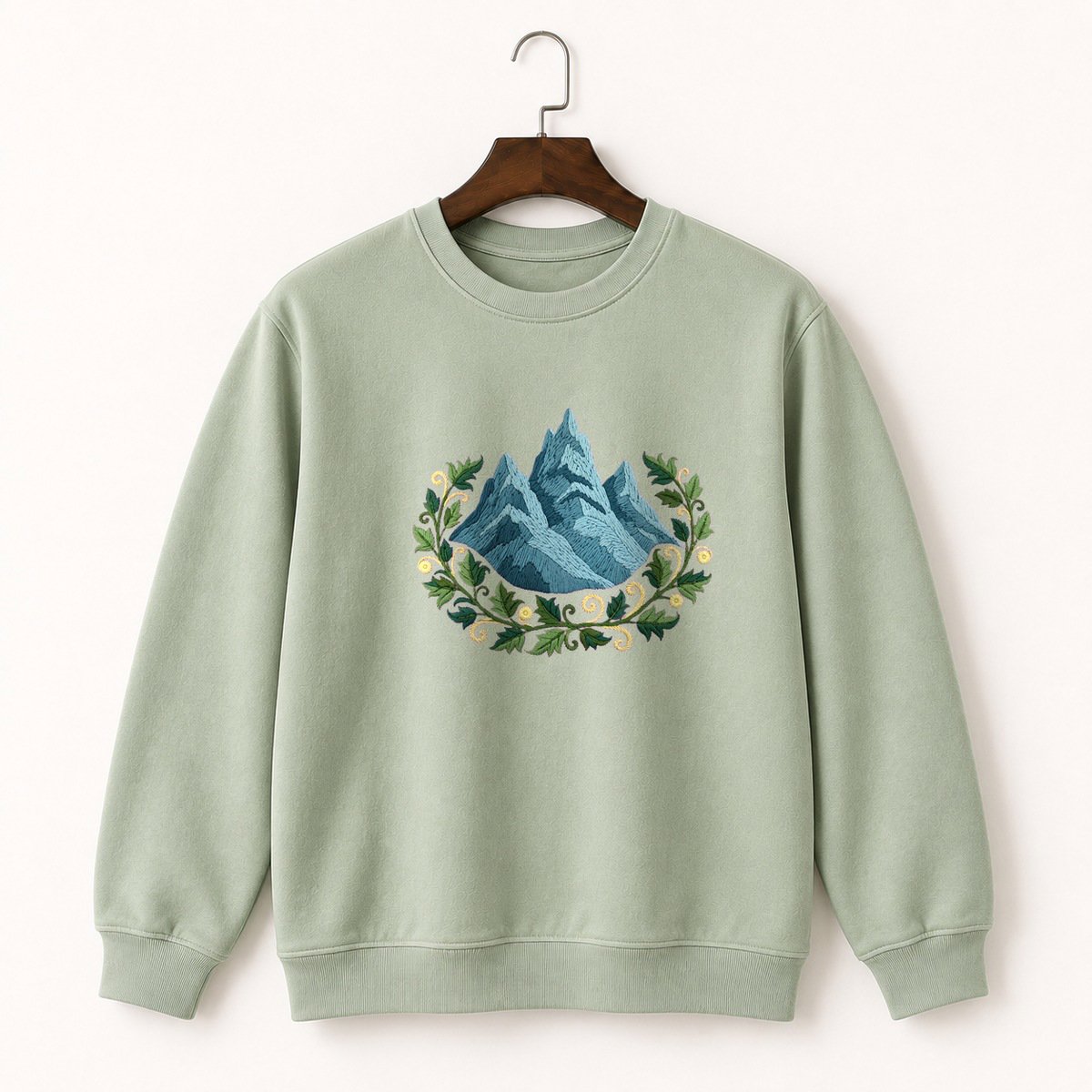 Grand Teton Mountain Crewneck Sweatshirt 2