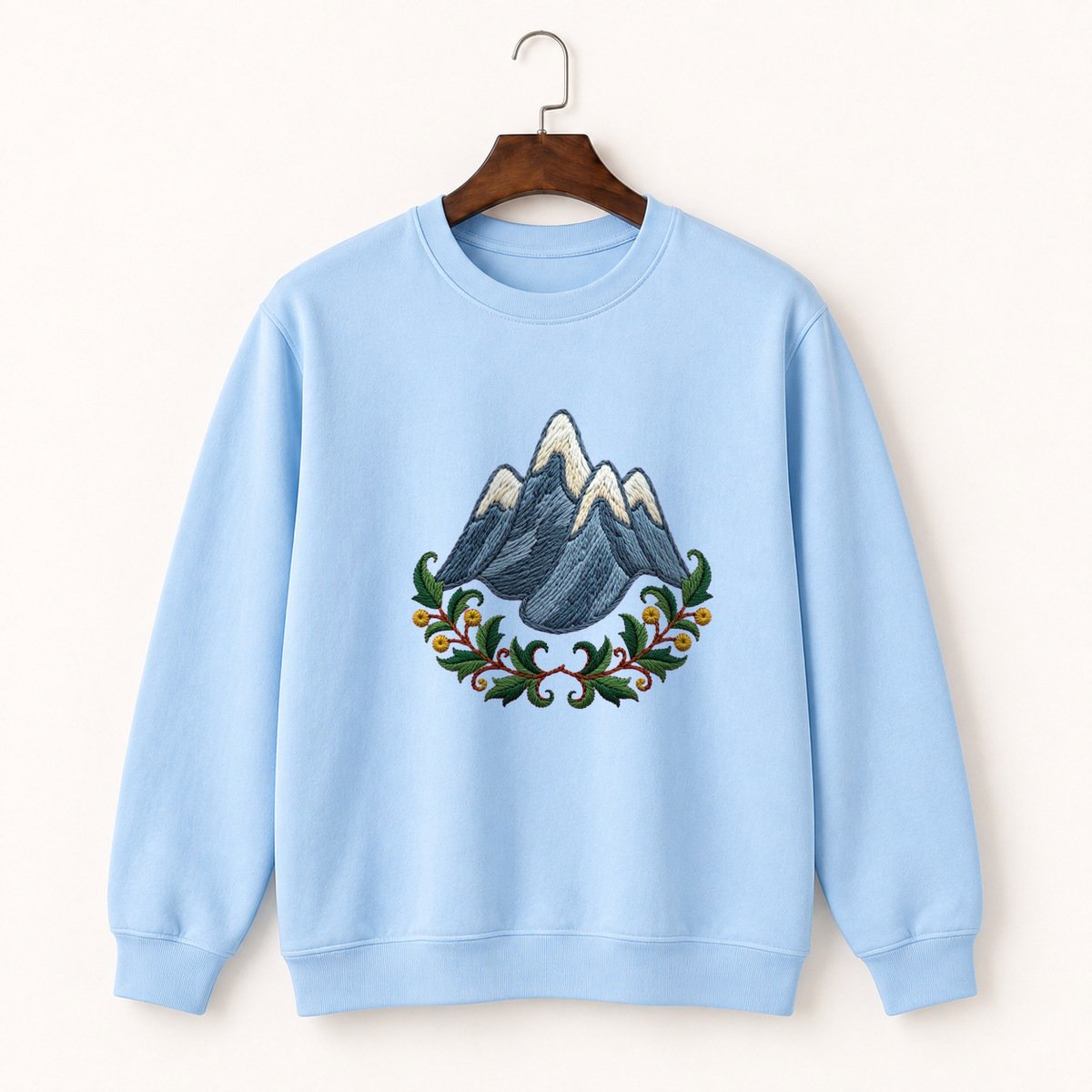 Cascade Mountains Crewneck Sweatshirt 1