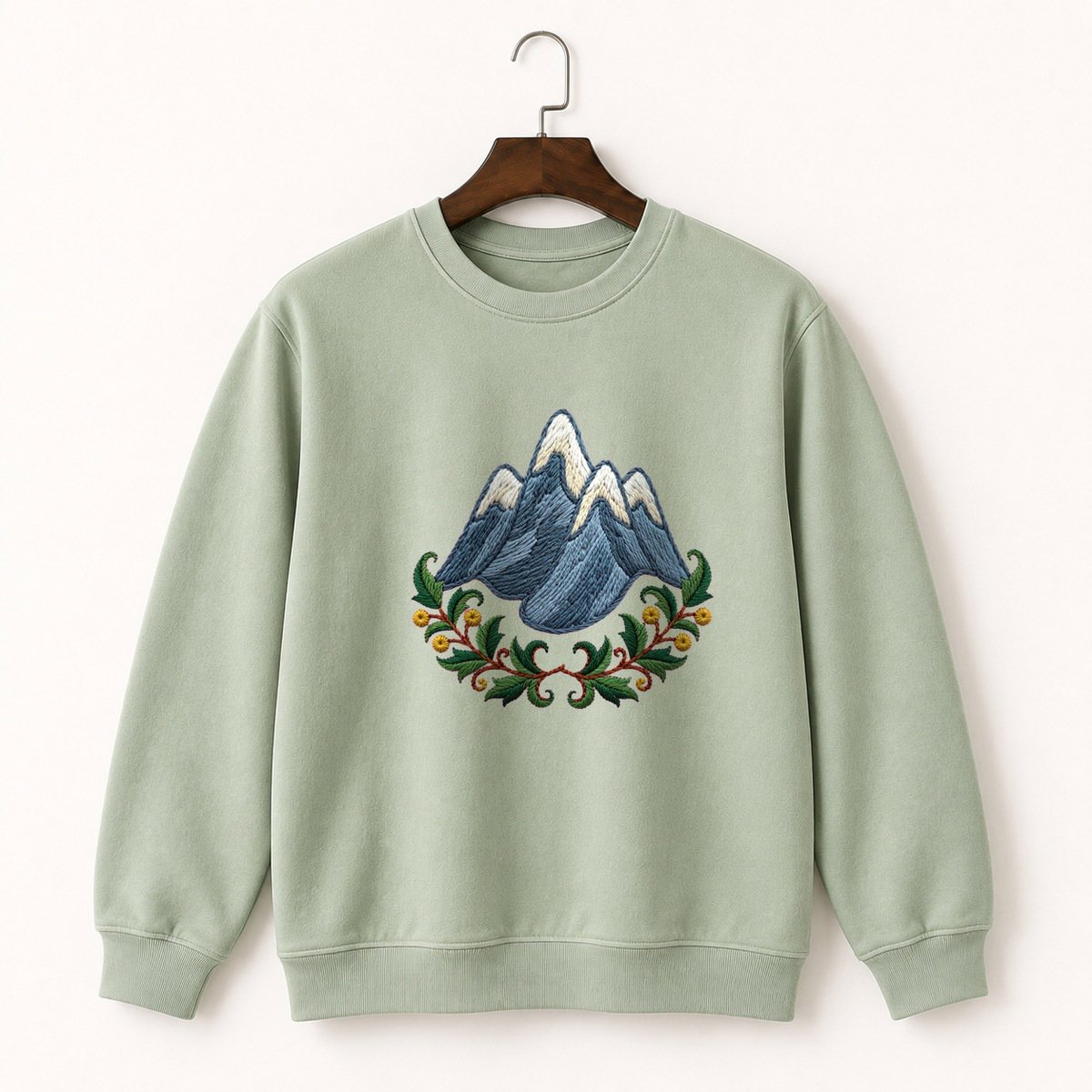 Cascade Mountains Crewneck Sweatshirt 2