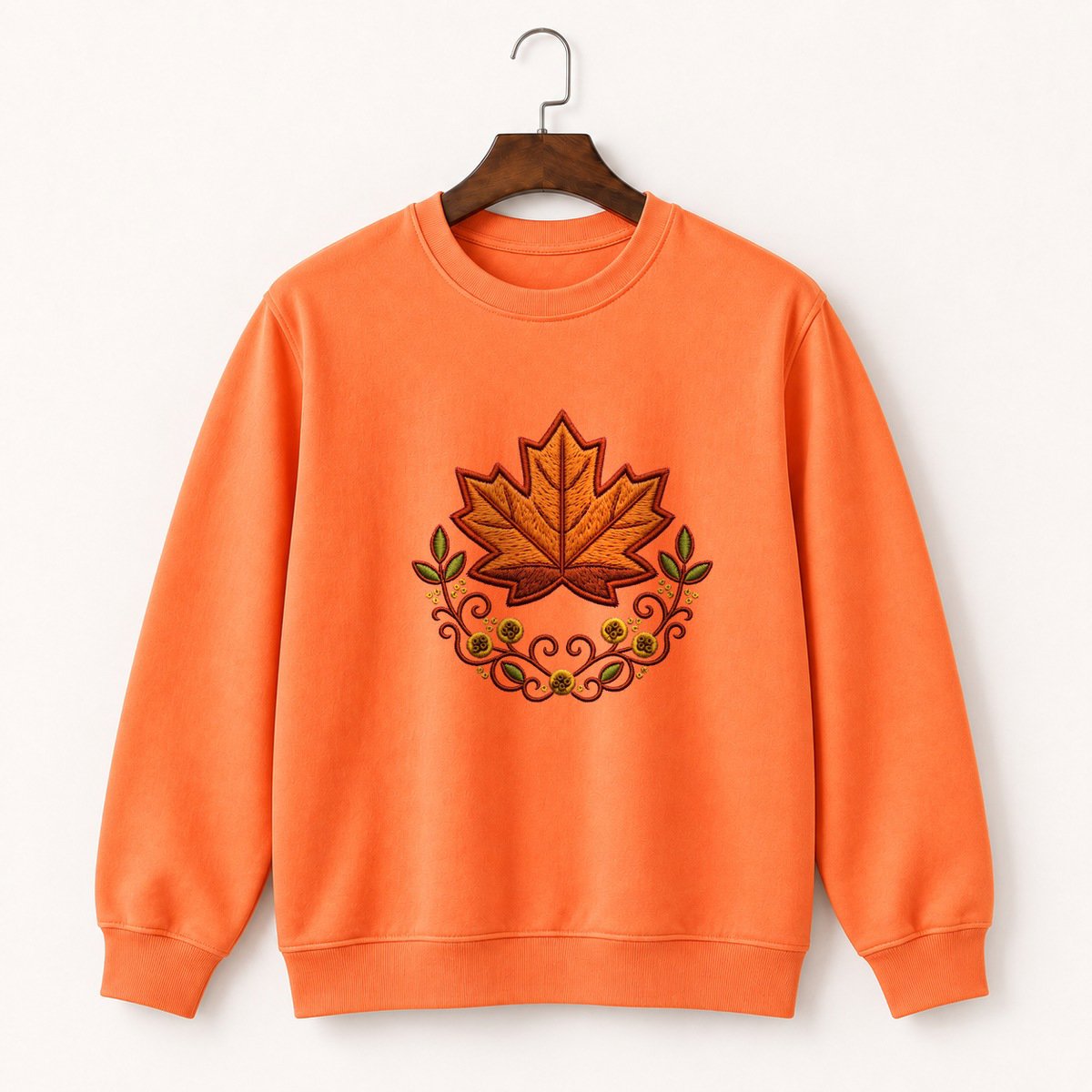Maple Leaf Crewneck Sweatshirt 3