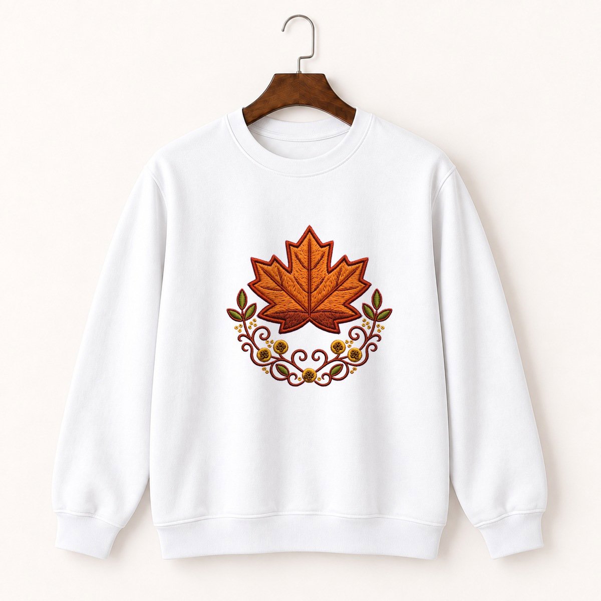 Maple Leaf Crewneck Sweatshirt 5