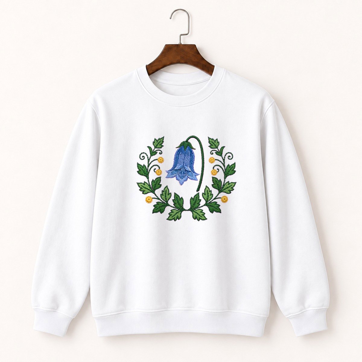Harebell Flower Crewneck Sweatshirt 5