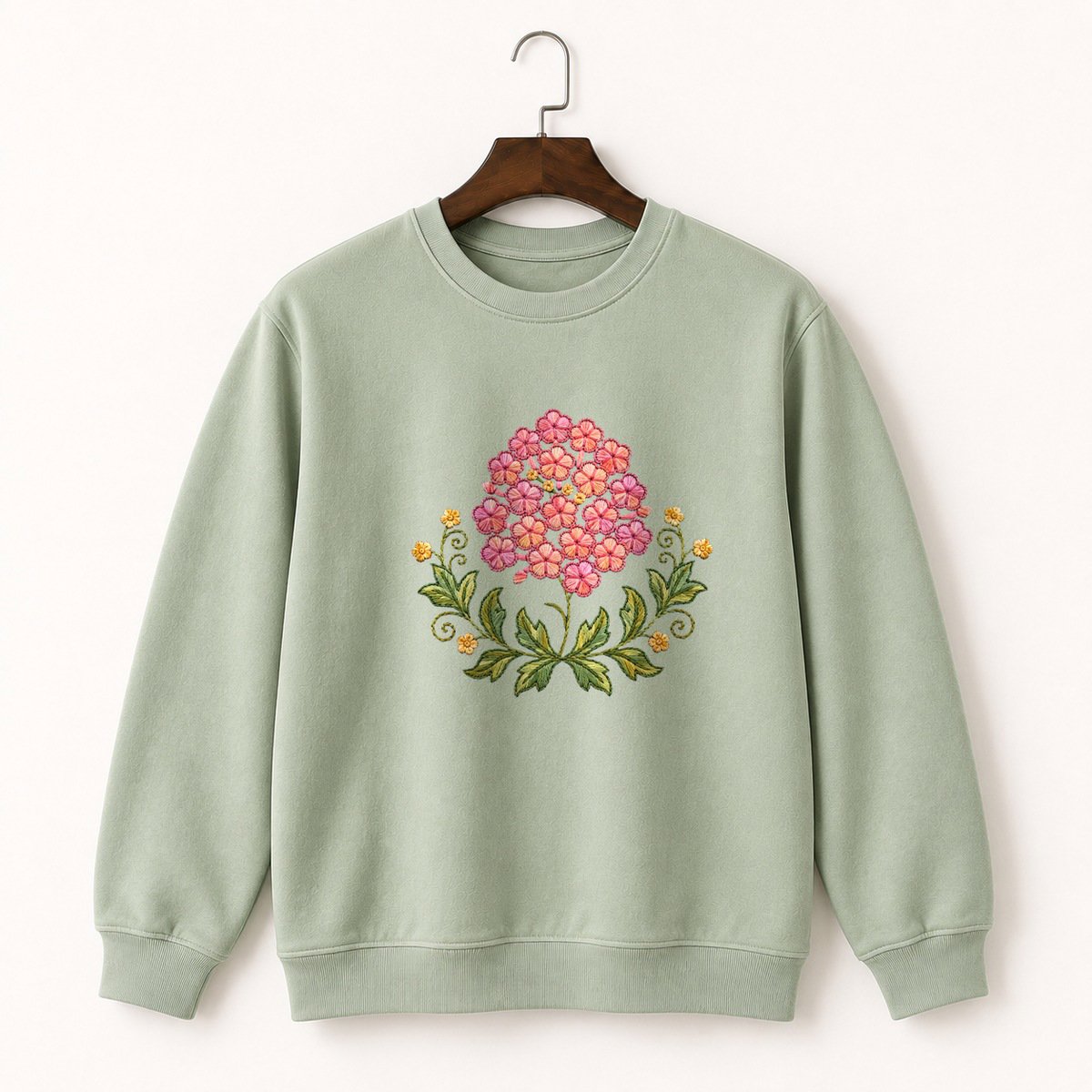 Phlox Flower Crewneck Sweatshirt 2