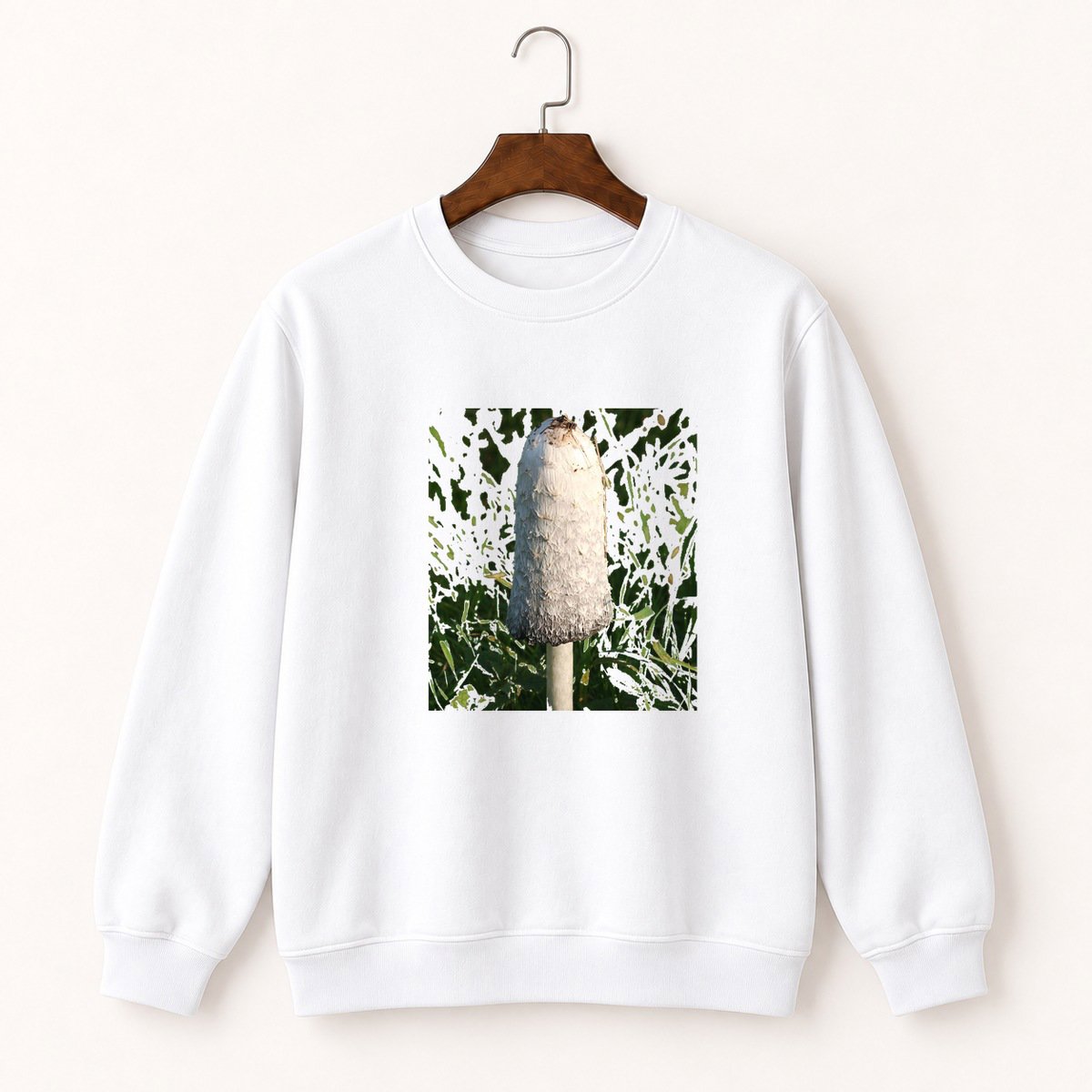 Shaggy Mane Mushroom Crewneck Sweatshirt 5