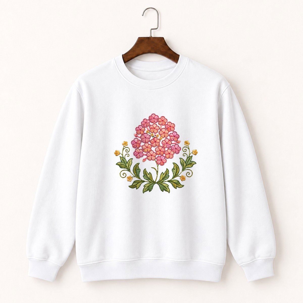 Phlox Flower Crewneck Sweatshirt 5