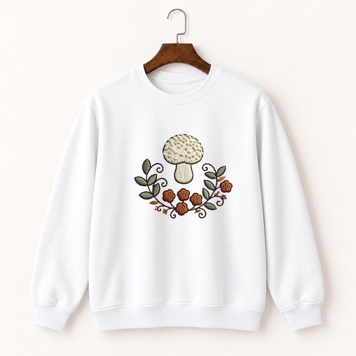 Puffball Mushroom Crewneck Sweatshirt 5