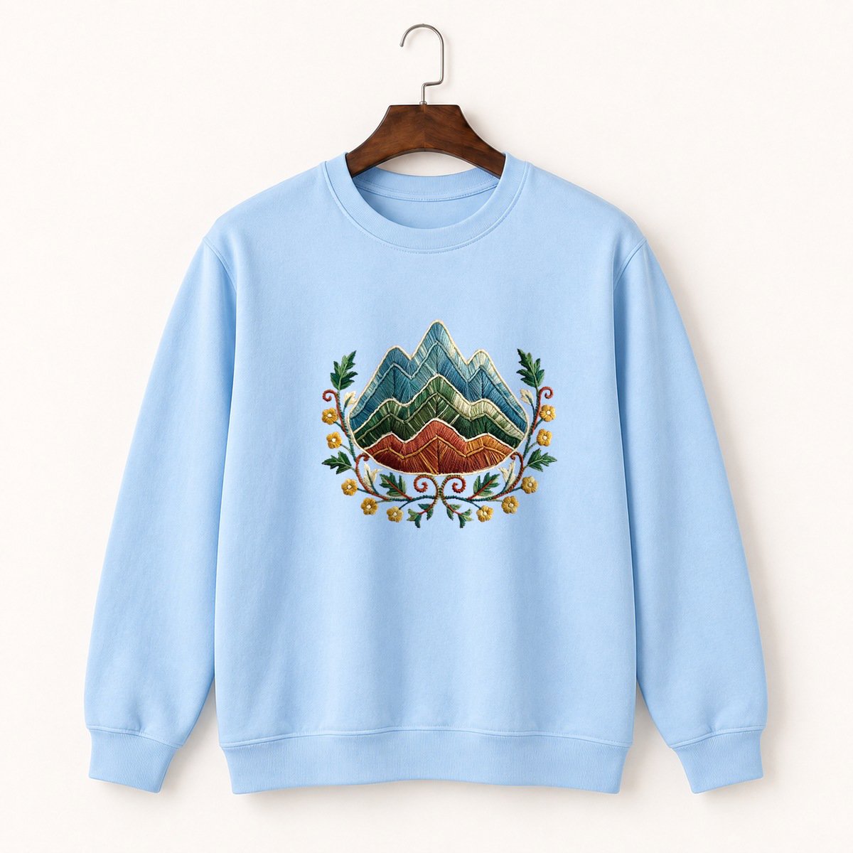Adirondack Mountains Crewneck Sweatshirt 1