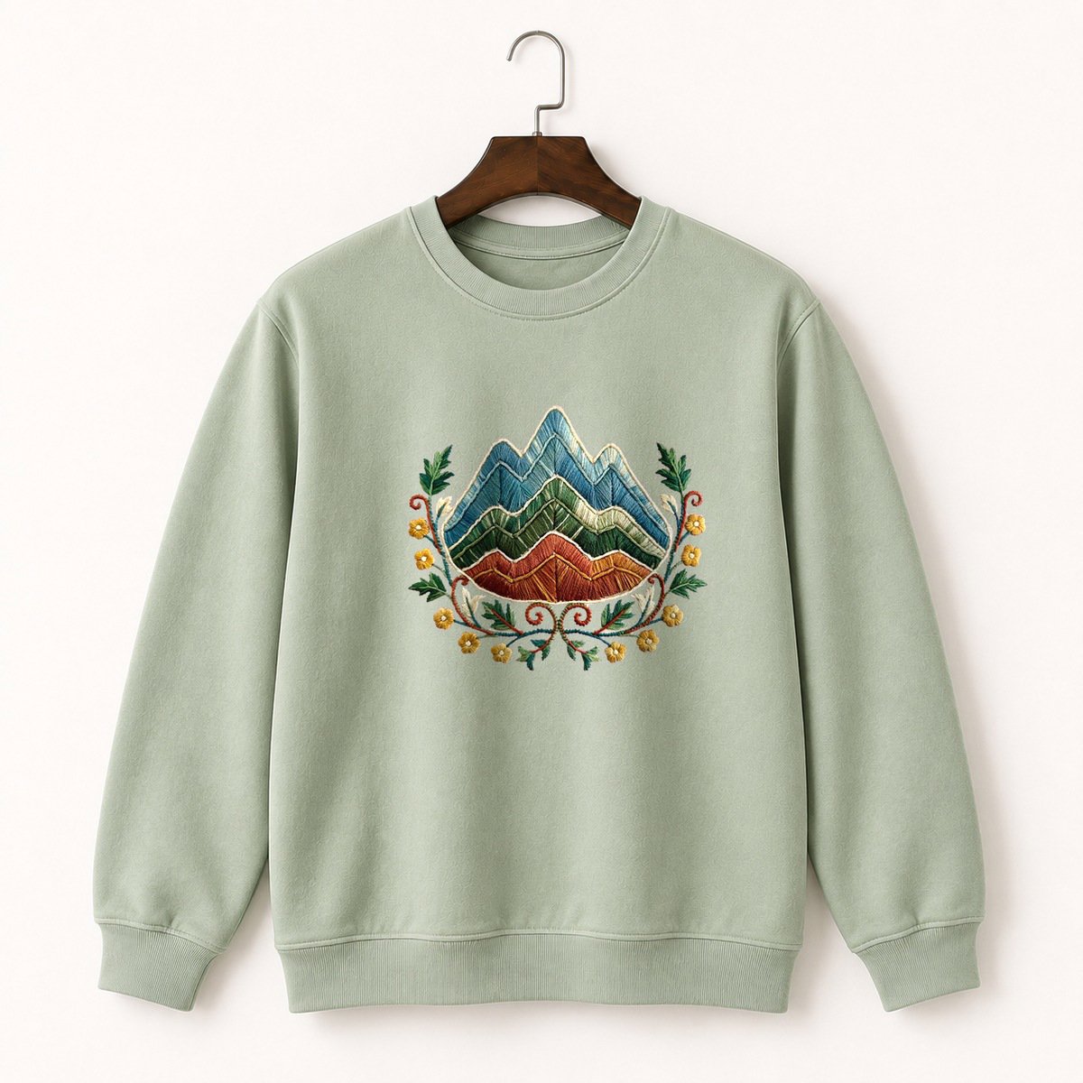 Adirondack Mountains Crewneck Sweatshirt 2