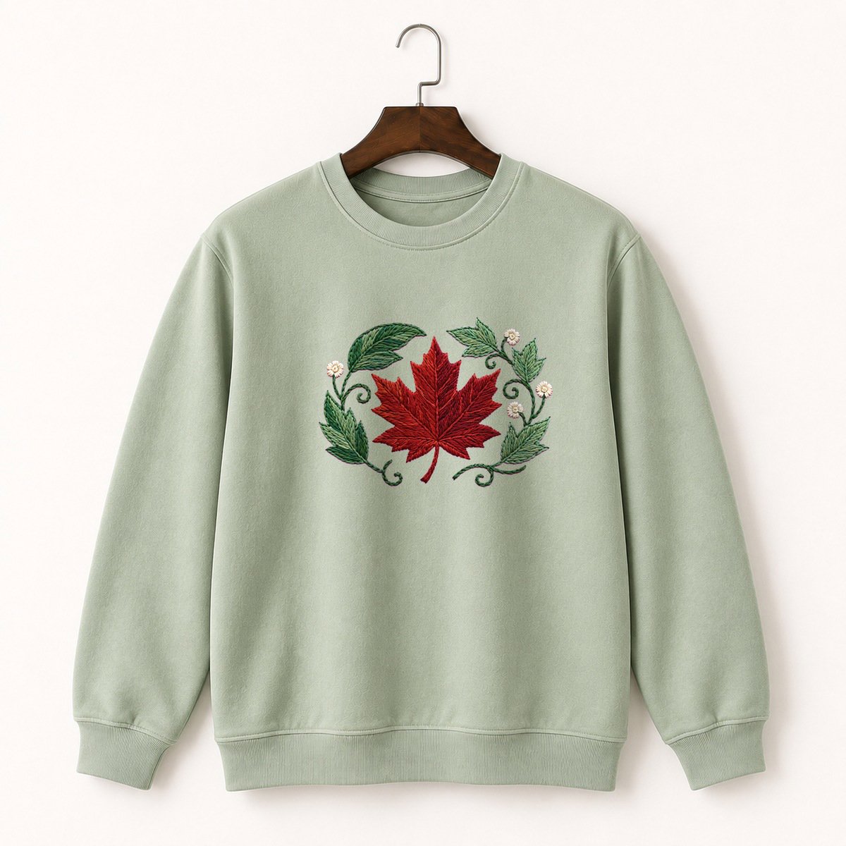 Maple Leaf Crewneck Sweatshirt 2