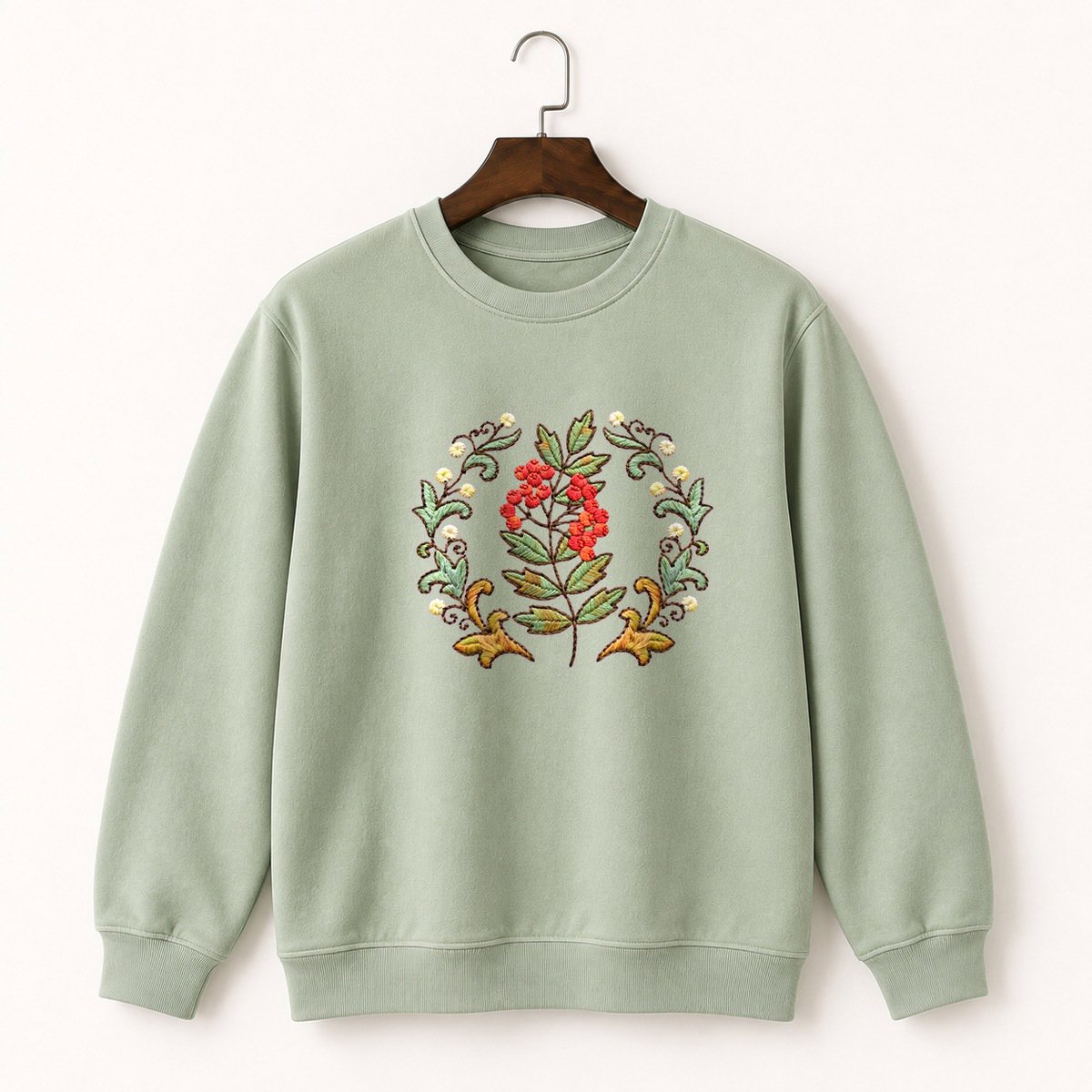 Rowan Berry Branch Crewneck Sweatshirt 2